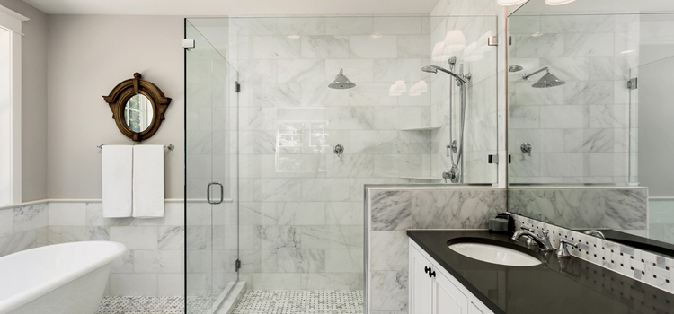 bathroom shower door installation in Golden Hills